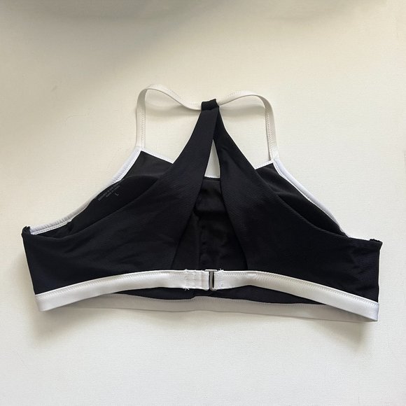 Athleta Black and White Swim Top - Picture 2 of 3